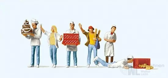 Preiser 10377 - An der Bäckerei H0 1:87