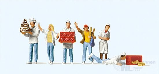 Preiser 10377 - An der Bäckerei H0 1:87