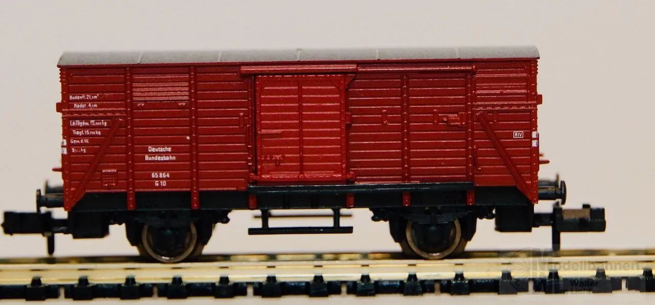 Fleischmann 8350 - FLEISCHMANN - Flachdachwagen DB Ep.III G10 N 1:160