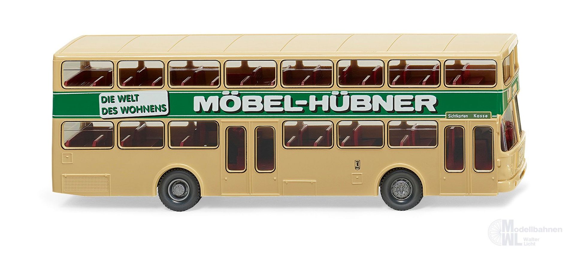 Wiking 073004 - Doppeldeckerbus MAN SD 200 Möbel-Hübner H0 1:87 Wiking 073004 - Doppeldeckerbus MAN SD 200 Möbel-Hübner H0 1:87