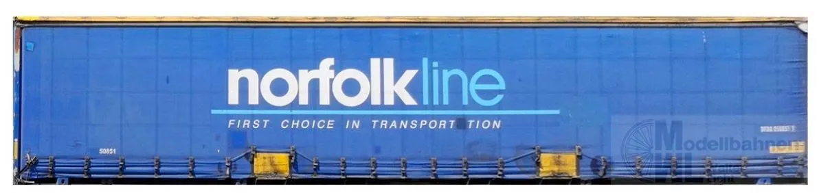 Sudexpress S6015 - Intermodal Wechselpritsche 45' Norfolk Line H0 1:87
