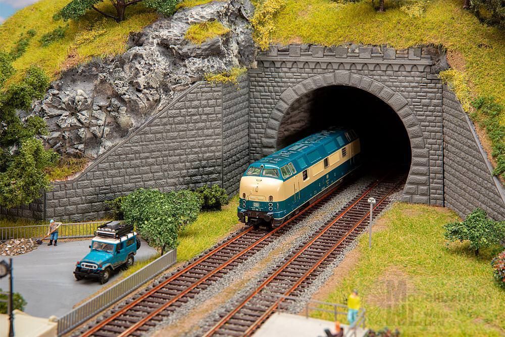 Faller 120578 - Tunnelportal 2-gleisig H0 1:87