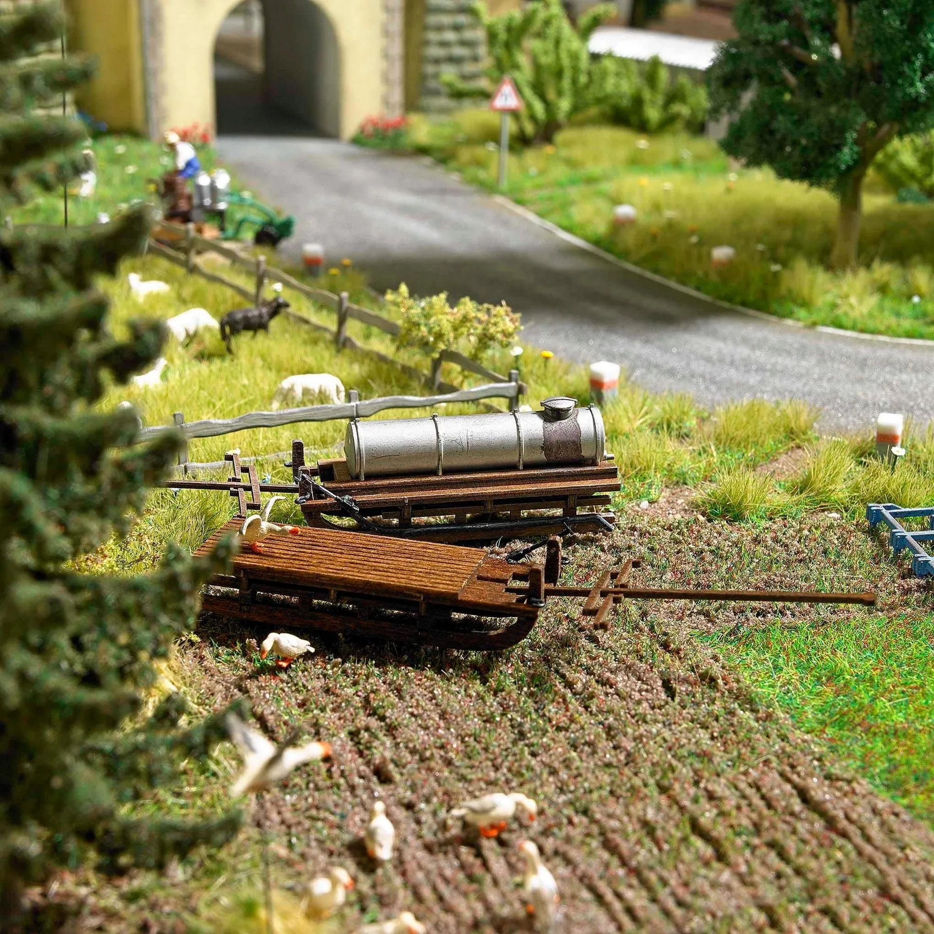 Busch 1631 - 2 Transportschlitten H0 1:87