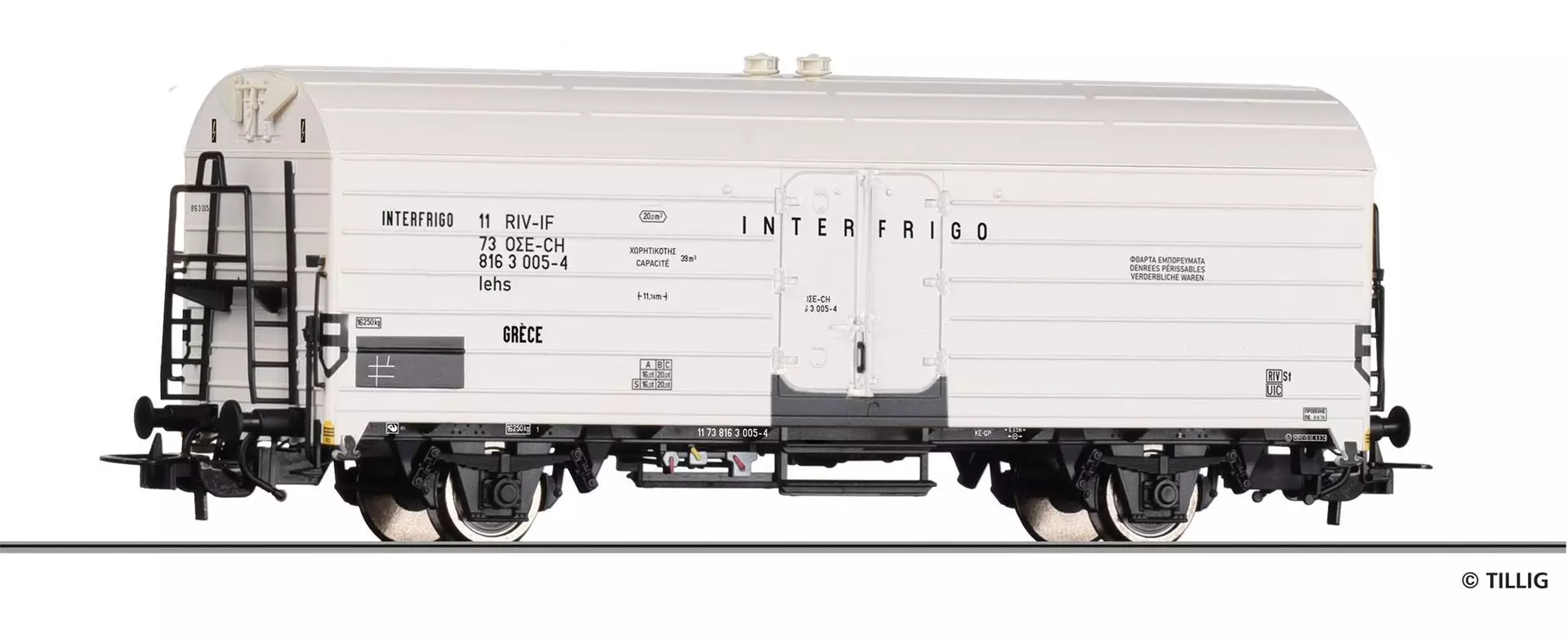 Tillig 77039 - Kühlwagen OSE Ep.IV Iehs Interfrigo H0/GL