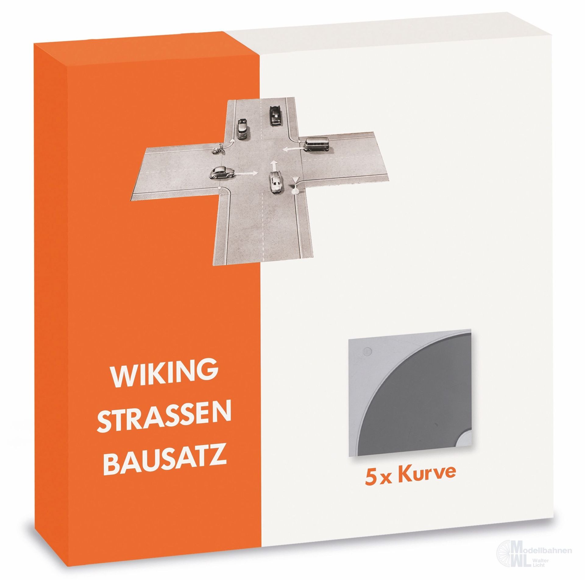 Wiking 119903 - Strassen Bausatz - Kurve 1:87