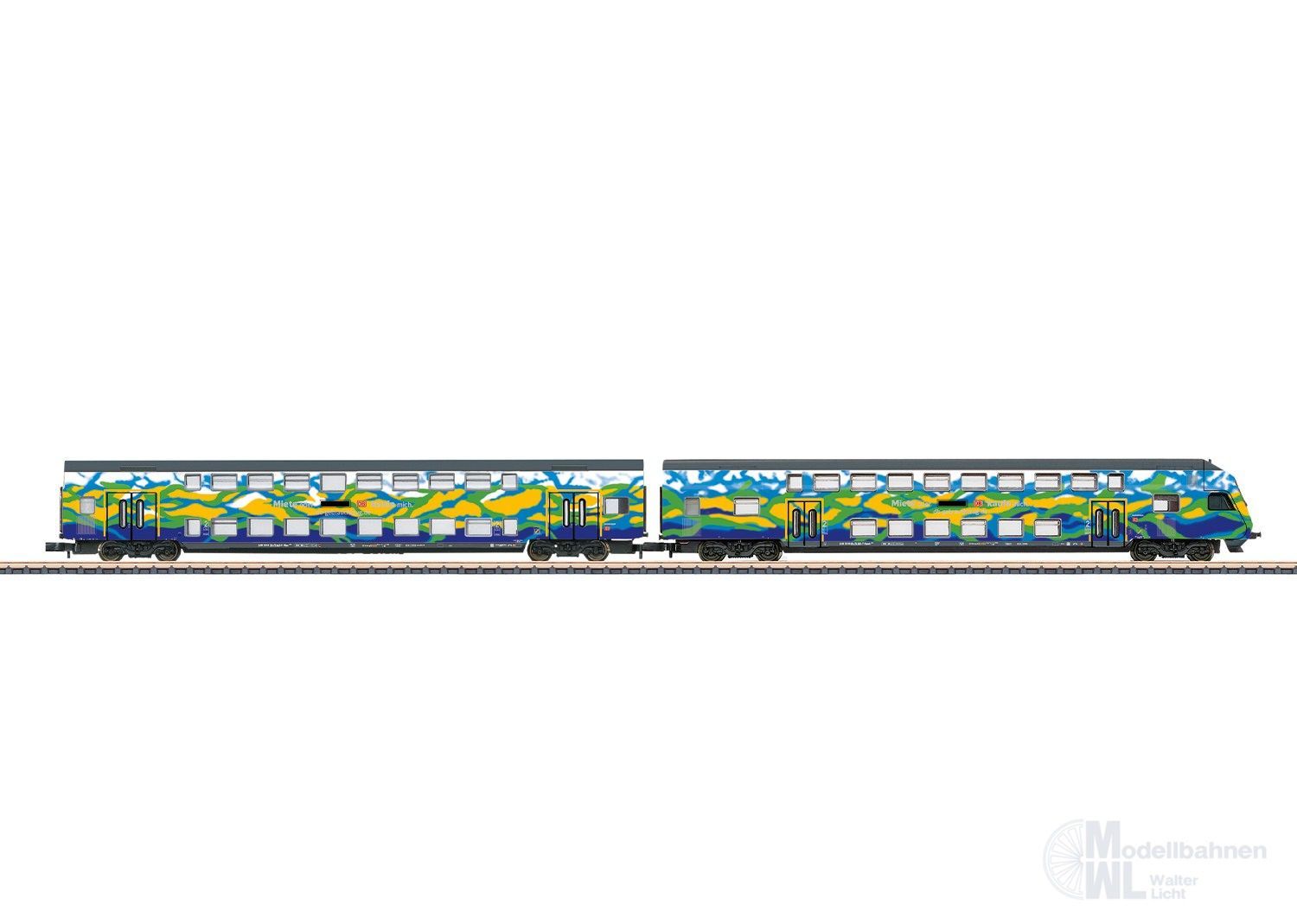 Märklin 87307 - Doppelstockwagenset DB Ep.VI Touristik-1 2.tlg. Z 1:220