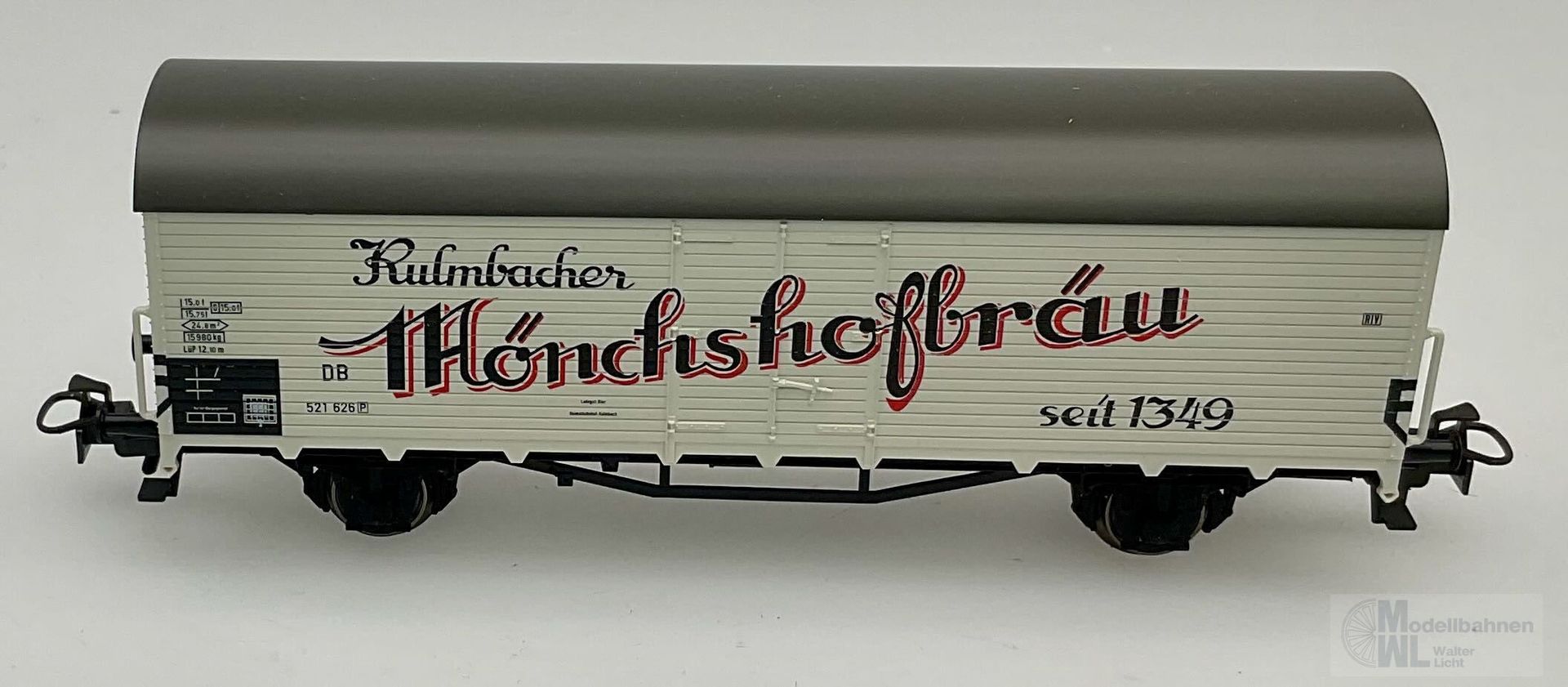 Märklin 29539 - MÄRKLIN - Kühlwagen DB Ep.III Kulmbacher Mönchshofbräu 2-achs H0/WS