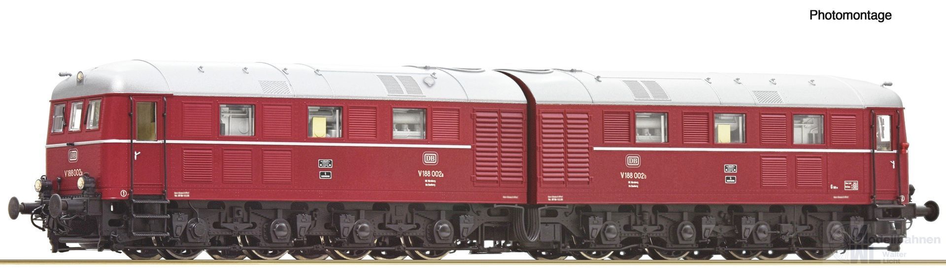 Roco 7310102 - Diesellok V 188 002 DB Ep.III rot H0/GL Sound