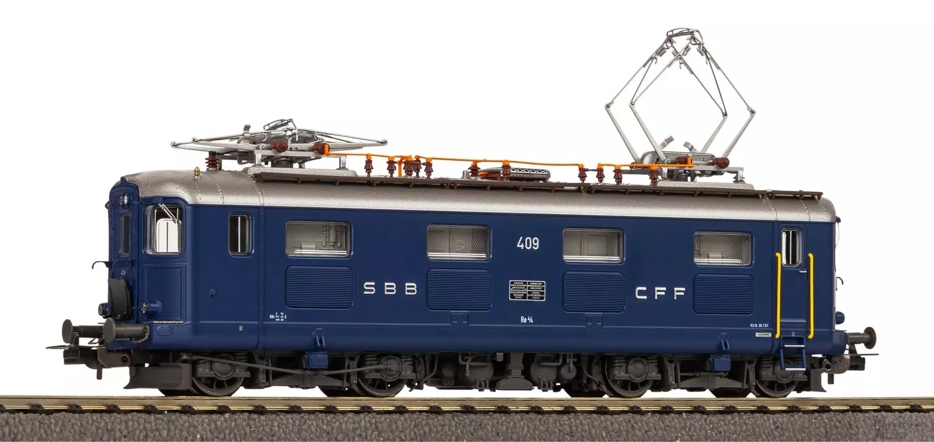 Piko 96892 - E-Lok Re 4/4 I 409 SBB Ep.III blau H0/GL