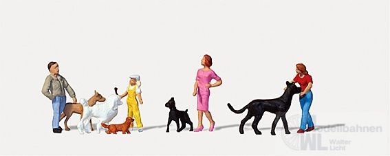 Merten Figuren 212589 - Hundeschule H0 1:87