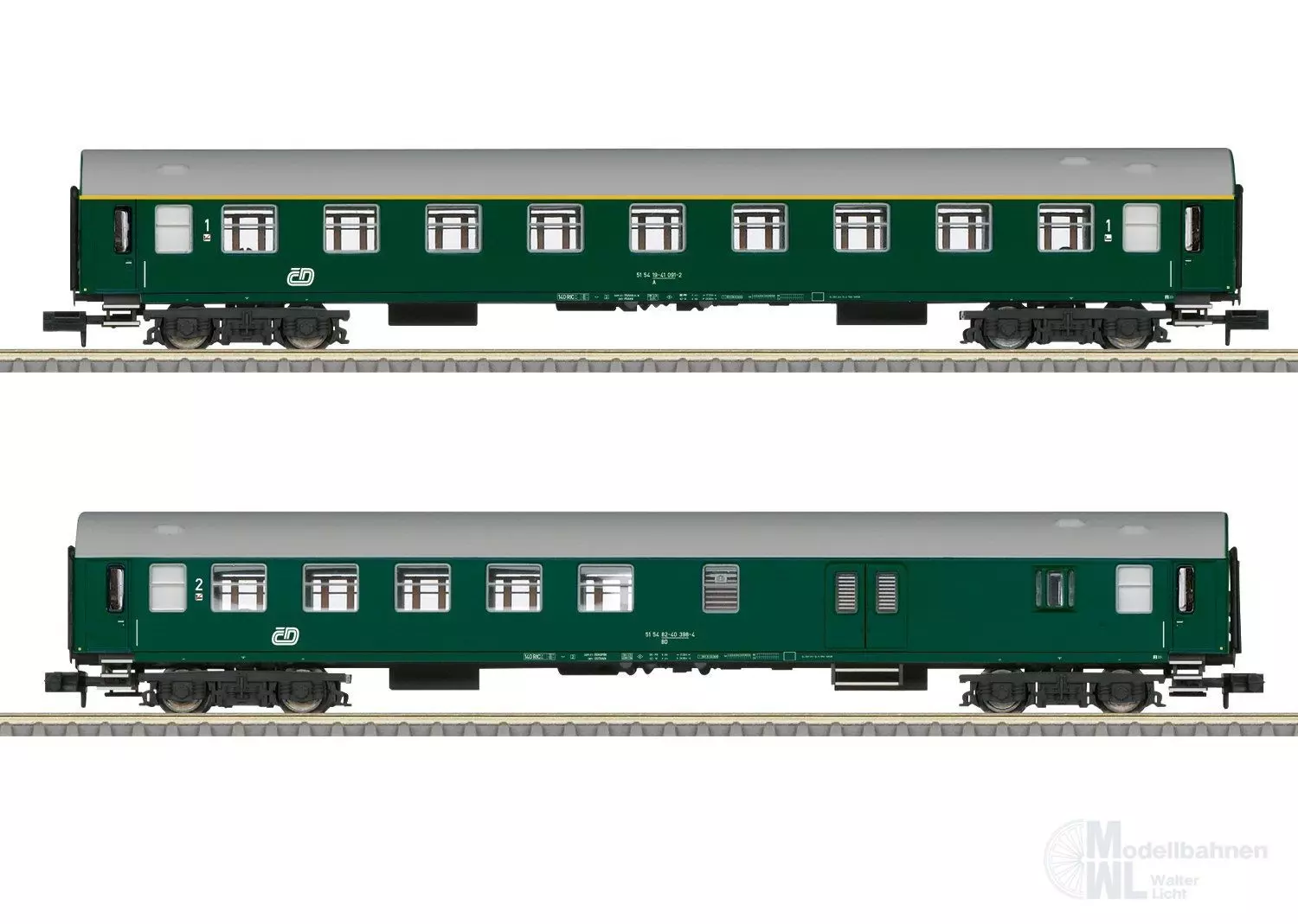 Trix 18251 - Personenwagen-Set CD Ep.V 2.tlg. N 1:160