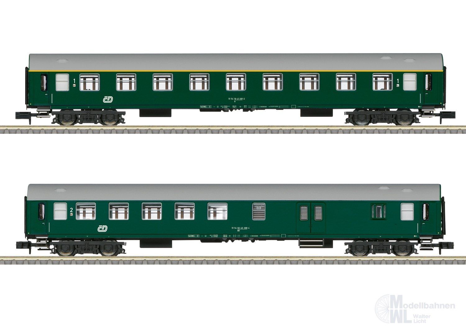 Trix 18251 - Personenwagen-Set CD Ep.V 2.tlg. N 1:160