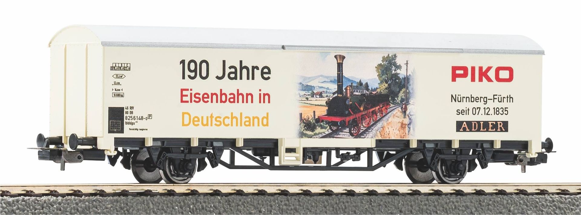 Piko 95745 - PIKO Sonderwagen 190 Jahre Eisenbahn in Deutschland H0/GL