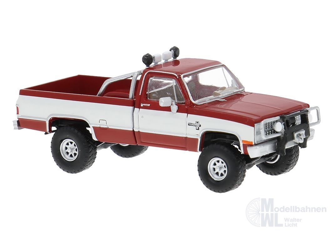 Brekina 19692 - Chevrolet C10 in rot hoch H0 1:87