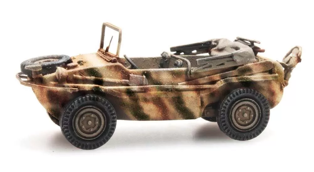 ARTITEC b.v. 6870075 - Schwimmwagen VW 166 K2s Tarnung Deutsche Wehrmacht H0 1:87