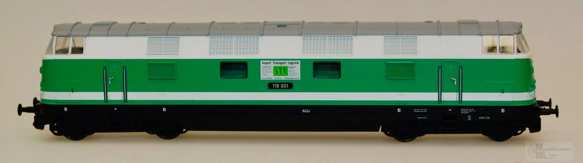 Gützold 47100 - Gützold - Diesellok V 118 001 ITL Dresden grün/weiß H0/GL