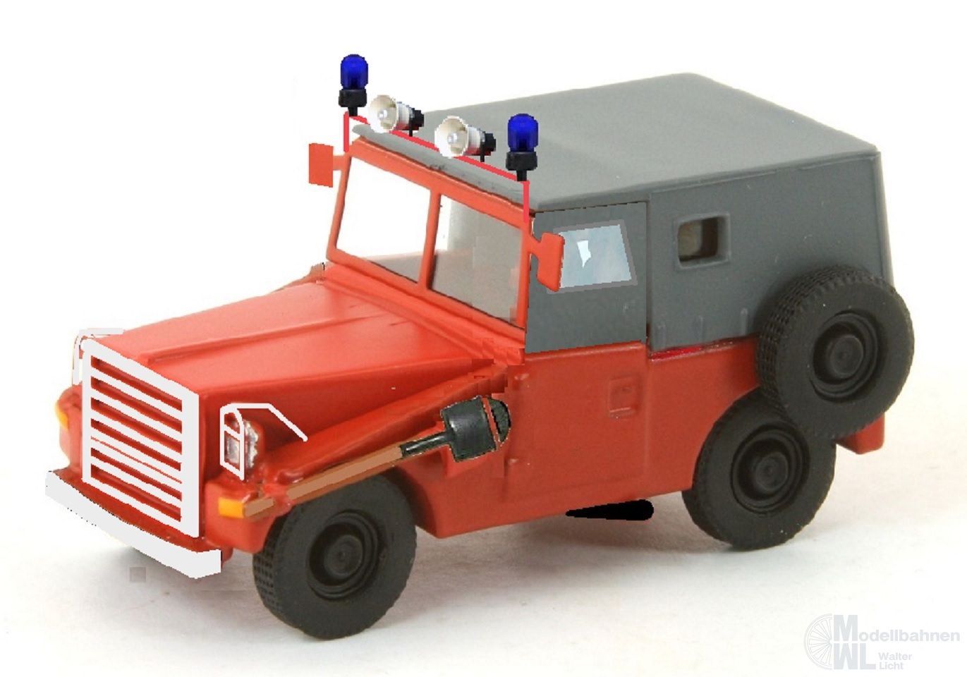 NPE NA88778 - IFA P3 Feuerwehr mit Einsteckfenster TT 1:120 NPE NA88778 - IFA P3 Feuerwehr mit Einsteckfenster TT 1:120
