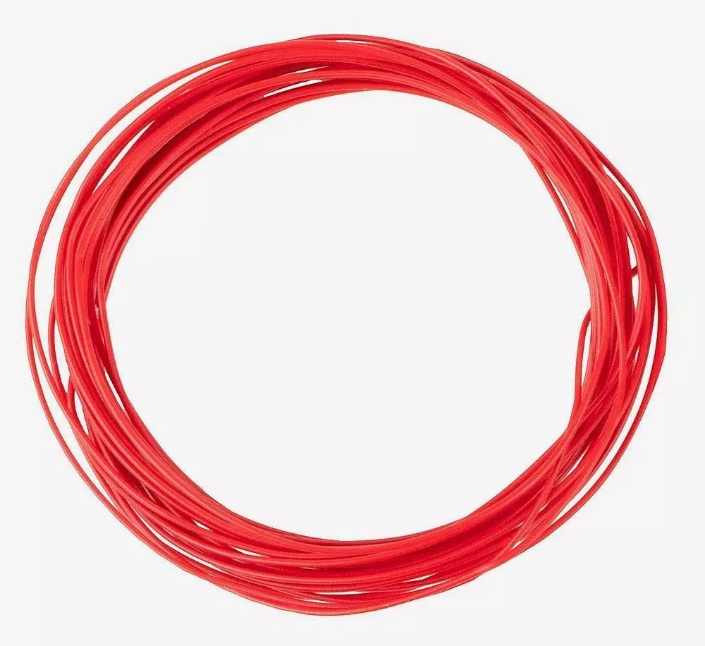 Faller 163781 - Litze 0,04 mm² rot 10 m