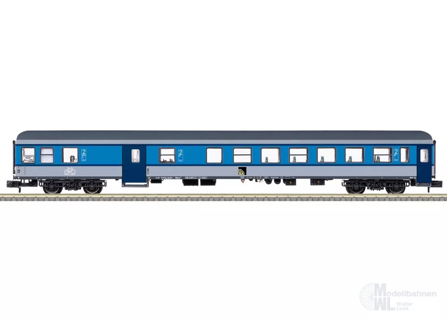 Trix 18551 - Personenwagen SCG Ep.VI 2.Kl./Gepäck N 1:160