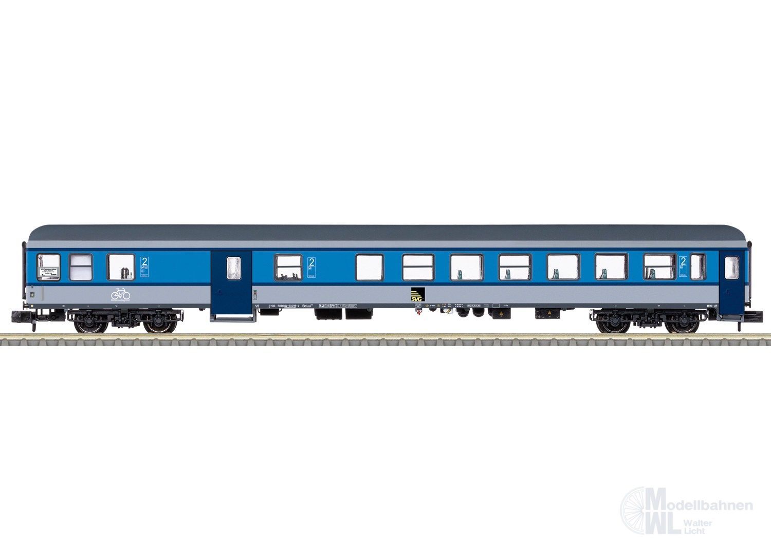 Trix 18551 - Personenwagen SCG Ep.VI 2.Kl./Gepäck N 1:160