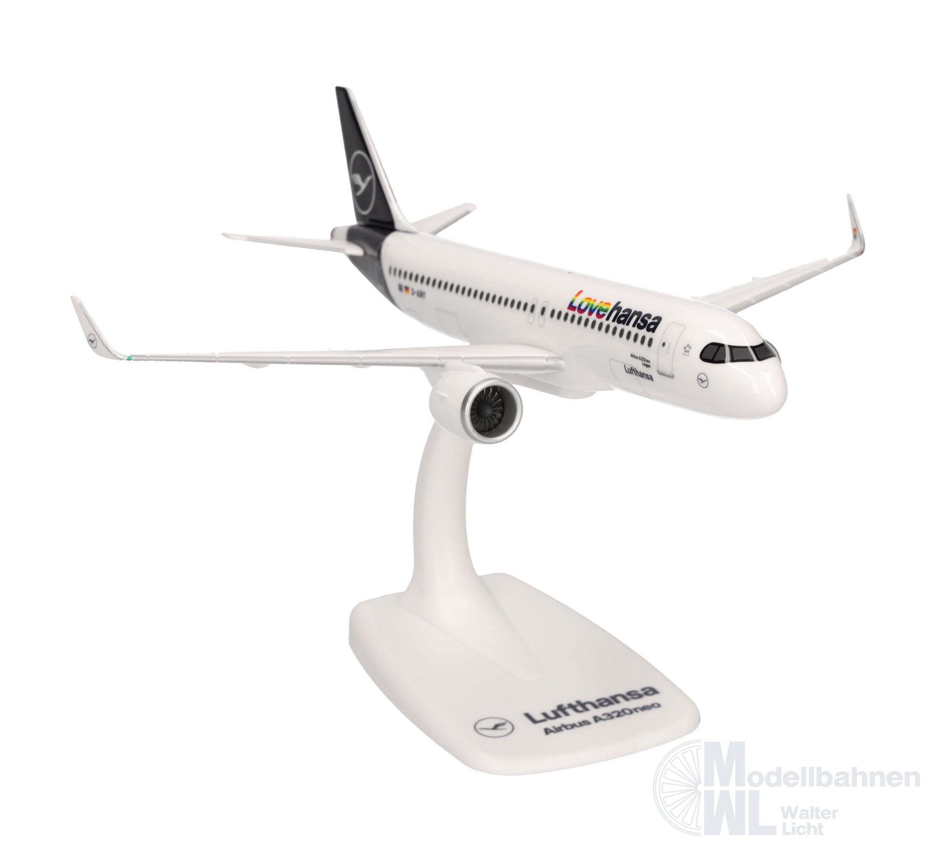 Herpa 613880 - Airbus A320neo Lufthansa Lovehansa 1:200