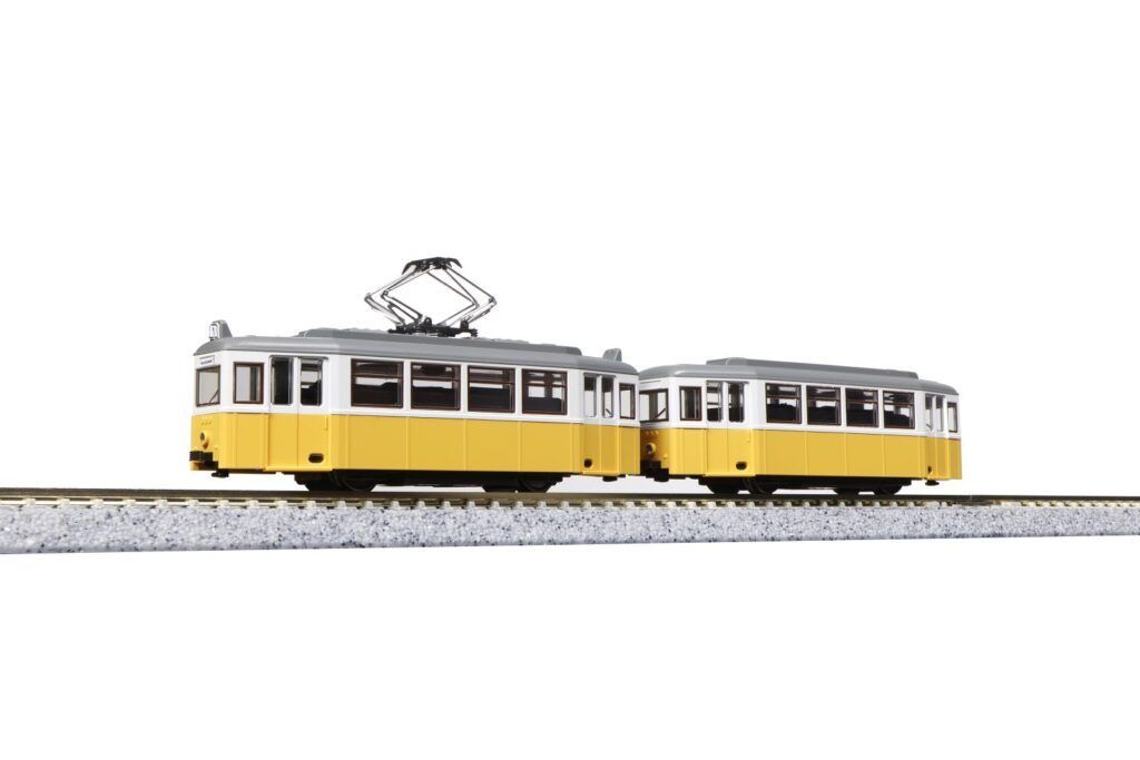 Kato 14806-4 - Straßenbahn Düwag 2-tlg. gelb/weiß N 1:160