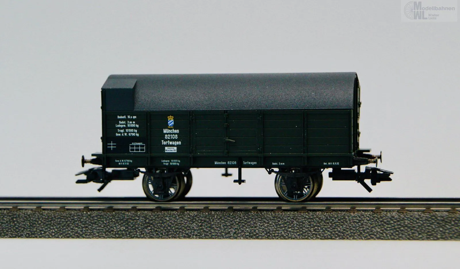 Märklin 45089 - MÄRKLIN - Torf-Munitionswagen K.Bay.Sts.B. Ep.I H0/WS
