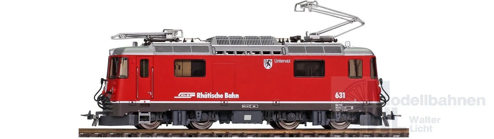 Bemo 1358131 - E-Lok Ge 4/4 II 631 RhB Ep.IV/V Untervaz H0m Sound