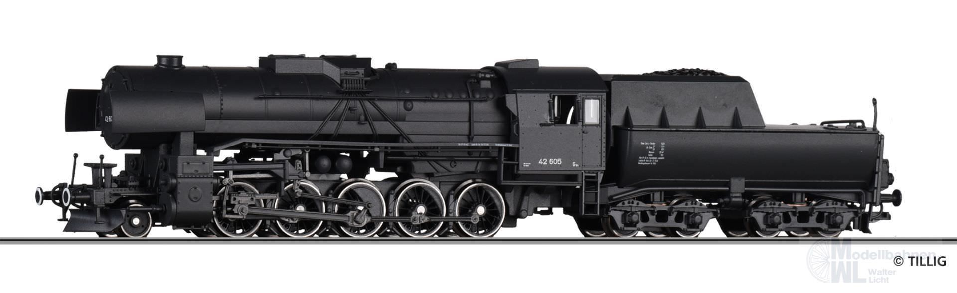 Tillig 02063 - Dampflok BR 42 DRG Ep.II TT 1:120 Tillig 02063 - Dampflok BR 42 DRG Ep.II TT 1:120