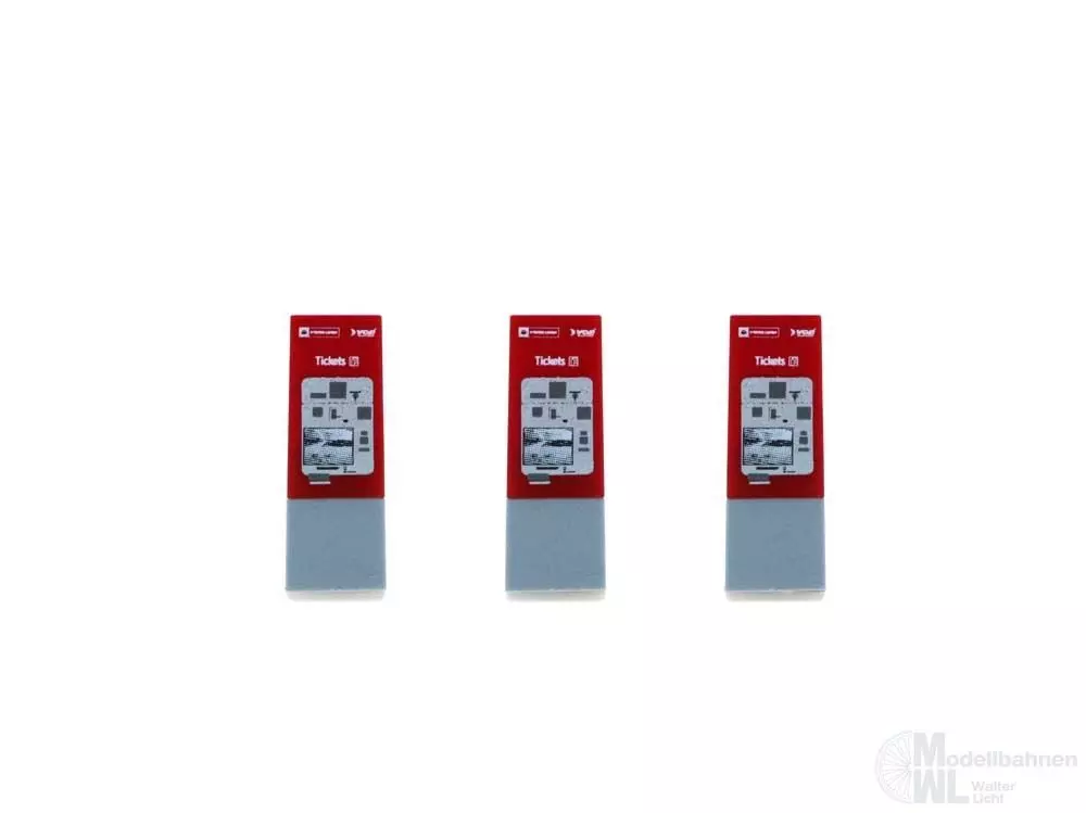 Rietze 70307 - Fahrkartenautomat 3 Stück Wiener Linien (AT) H0 1:87