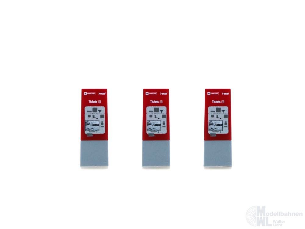 Rietze 70307 - Fahrkartenautomat 3 Stück Wiener Linien (AT) H0 1:87