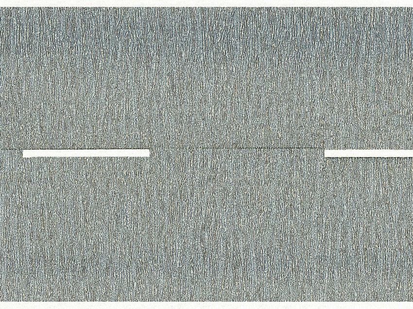 Noch 60490 - Autobahn grau, 100 x 7,4 cm (aufgeteilt in 2 Rollen) H0 1:87