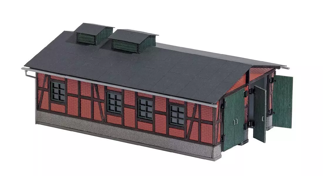 Busch 1475 - Lokschuppen für Grubenbahn H0 1:87