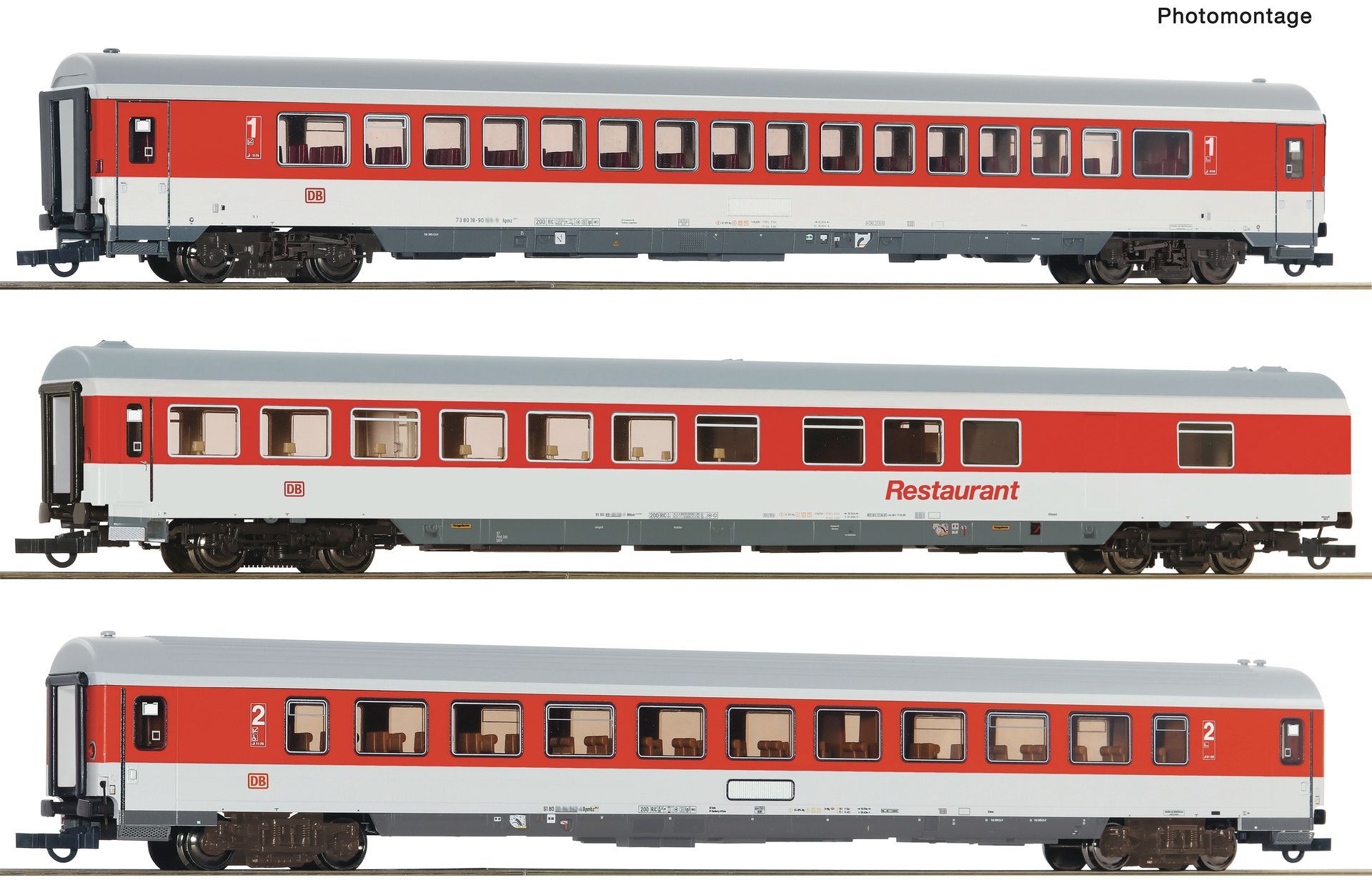 Roco 6200274 - Personenwagen Set DB Ep.V 3.tlg. Franz List H0/GL