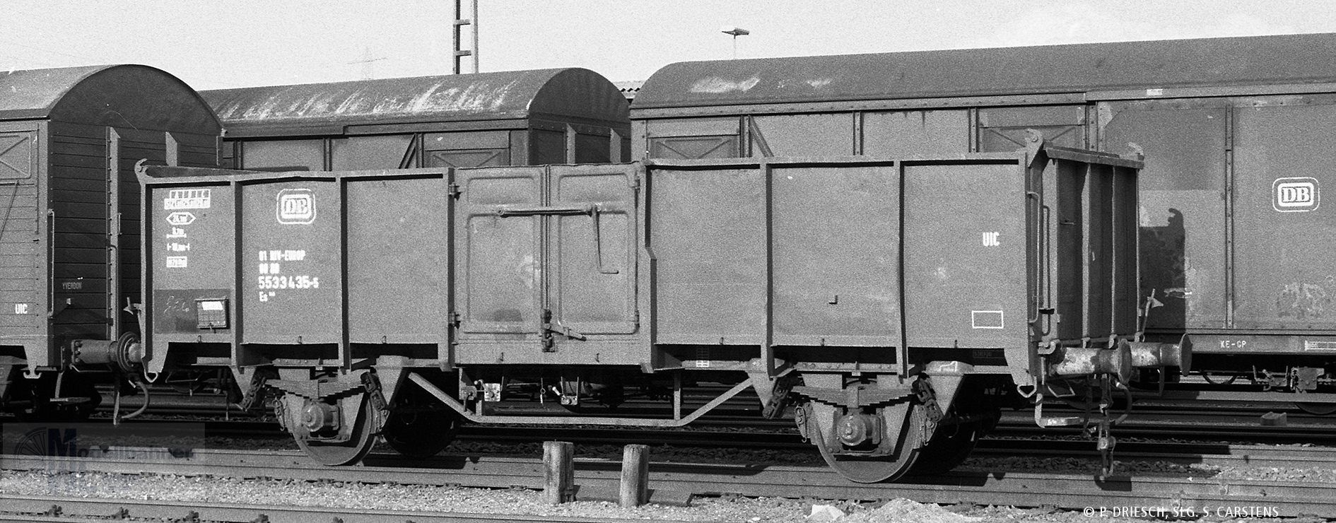 Brawa 50063 - Güterwagen offen DB Ep.IV Es045 01 80 553 3 435-5 H0/GL