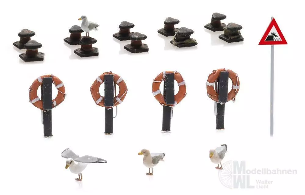 ARTITEC b.v. 10405 - Kaizubehörsatz alt BAUSATZ H0 1:87