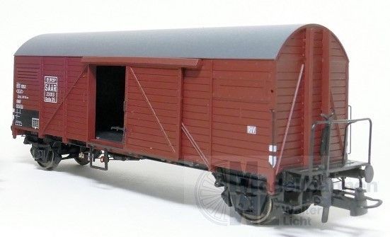 Exact Train 23623 - Güterwagen gedeckt SAAR Ep.III Bremen Gmhs35 EUROP mit Bremserbühne H0/GL Exact Train 23623 - Güterwagen gedeckt SAAR Ep.III Bremen Gmhs35 EUROP mit Bremserbühne H0/GL