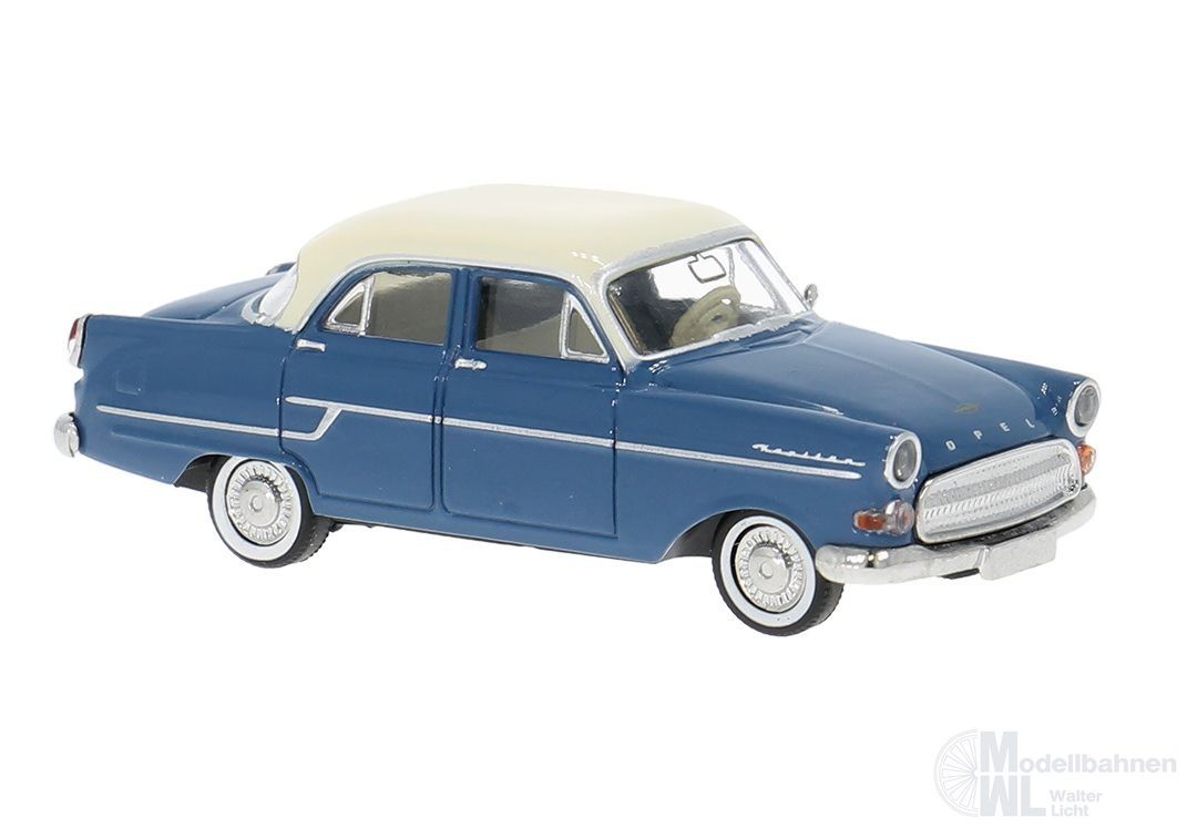 Brekina 20888 - Opel Kapitän ´56 blau/weiß H0 1:87