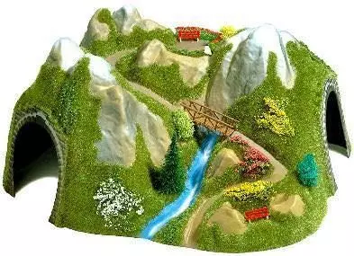Busch 3021 - Ecktunnel mit Brücke H0 1:87
