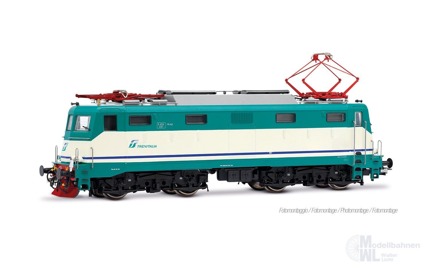 Rivarossi 9010 - E-Lok E 424 FS Ep.V XMPR Lackierung H0/GL