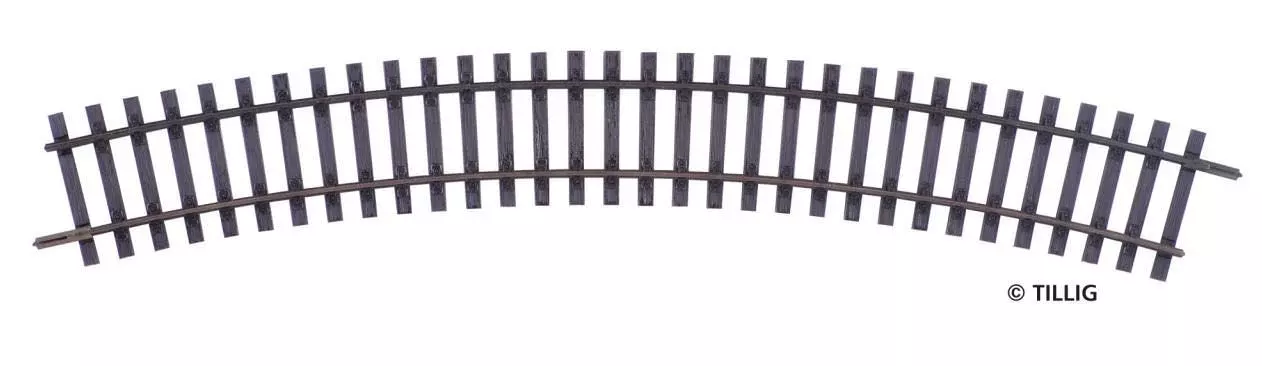 Tillig 85141 - Gebogenes Gleis R425/30° H0/GL