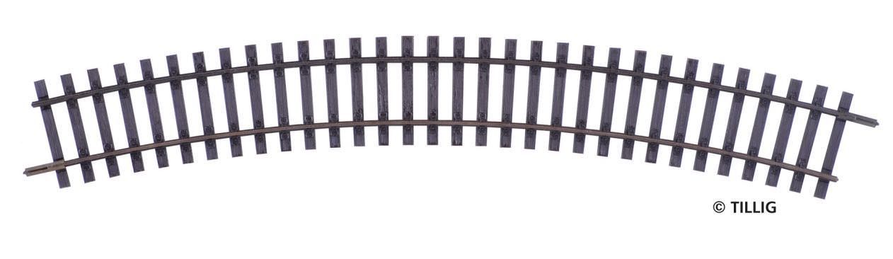 Tillig 85141 - Gebogenes Gleis R425/30° H0/GL