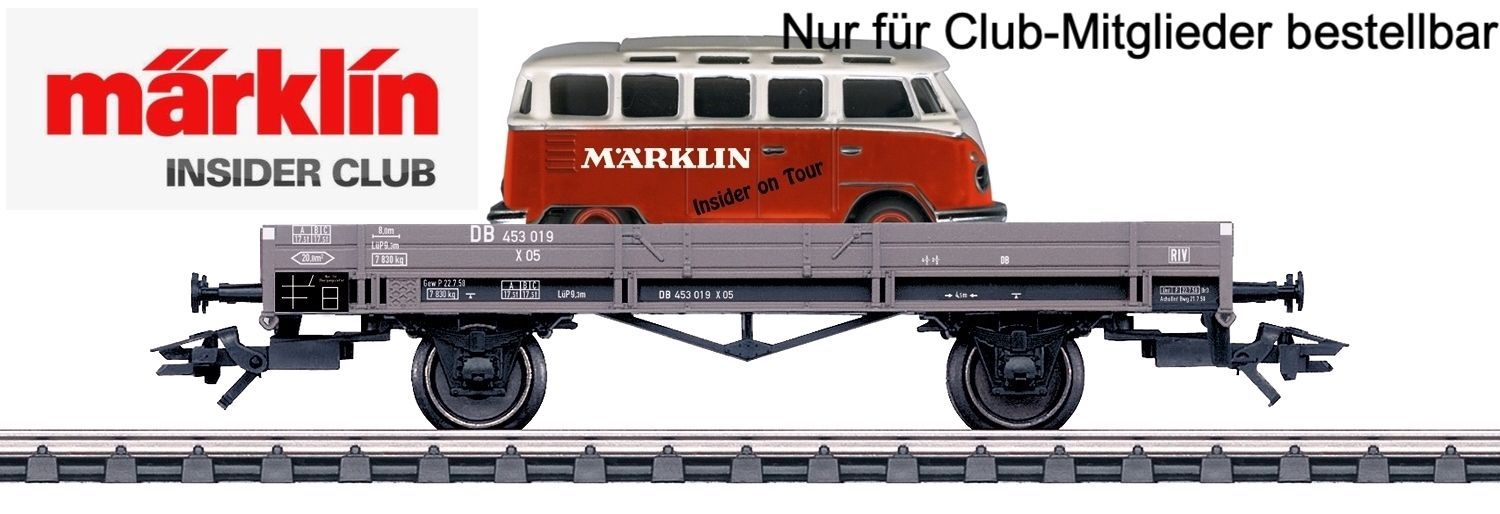 Märklin 46005 - INSIDER Niederbordwagen X05 5-jährige Insider H0/WS