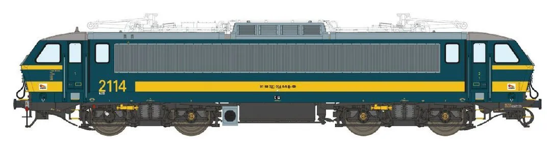 LS Models 12074DCS - E-Lok HLE 21 SNCB Ep.VI H0/GL Sound