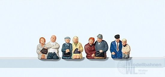 Preiser 10387 - Sitzende Fahrgäste für Bus un H0 1:87