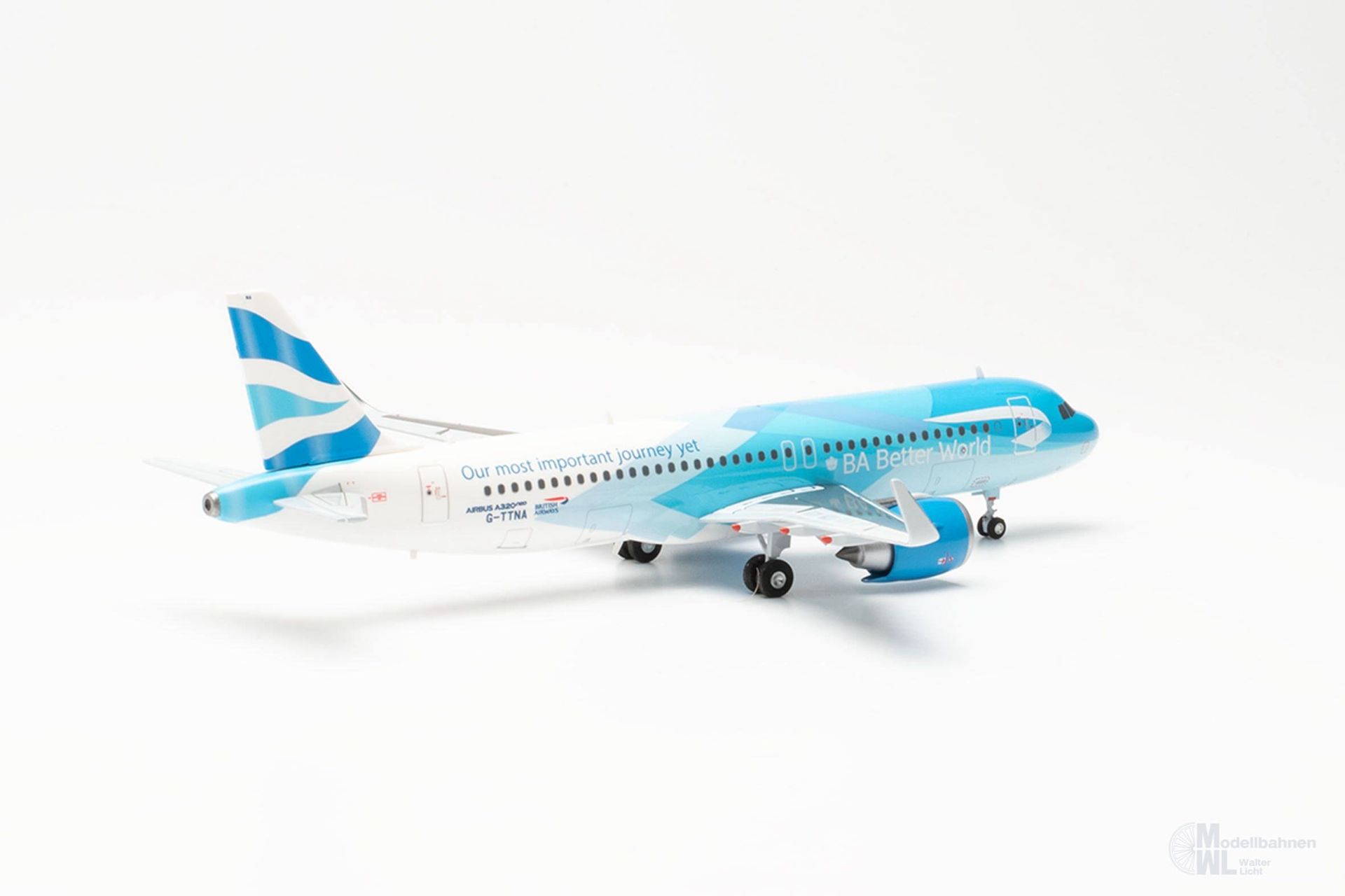 Herpa 572392 - Airbus A 320 neo BA Better World 1:200
