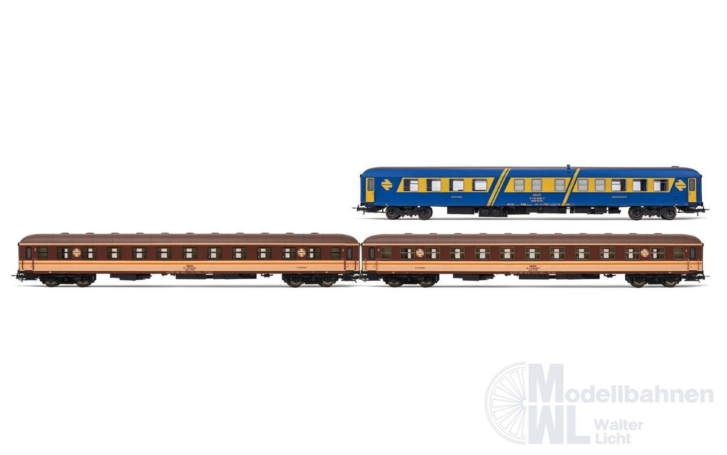 Electrotren 4035 - Personenwagen Set RENFE Ep.IV 3.tlg. H0/GL Electrotren 4035 - Personenwagen Set RENFE Ep.IV 3.tlg. H0/GL