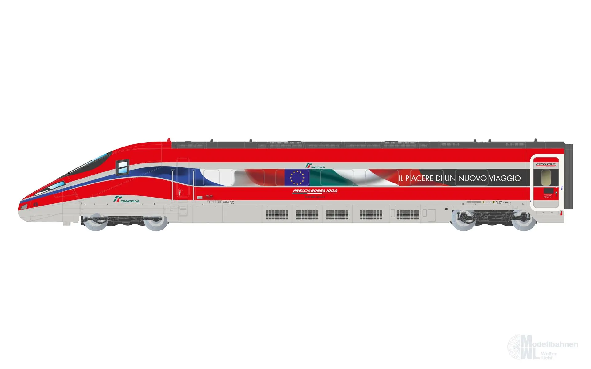 Arnold 2621 - Triebzug Frecciarossa 1000 FS Ep.VI 4.tlg. Grundeinheit Le plaisir N 1:16