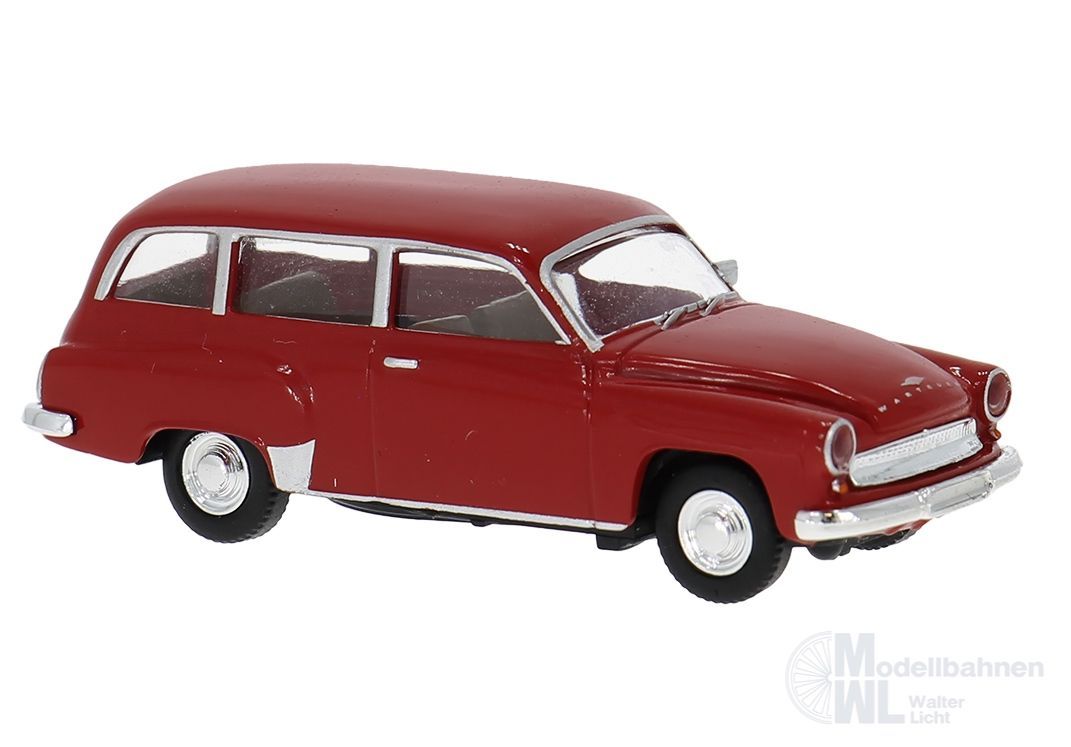 Brekina 27192 - Wartburg Kombi in rot H0 1:87