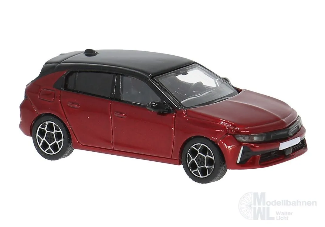 PCX-Models 870588 - Opel Astra dunkelrot/schwarz 2021 H0 1:87